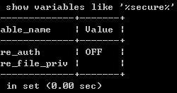 解决出现secure_file_priv null的问题