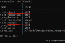 MySQL命令行操作时的编码问题详解