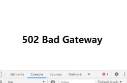 PHP 502 bad gateway原因及解决方案