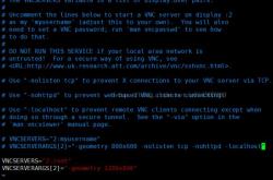 基于Linux中vnc配置端口号的修改方法