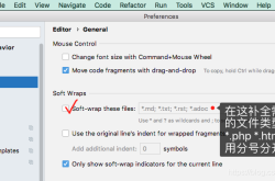 PHPstorm启用自动换行的方法详解(IDE)