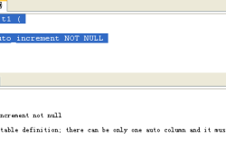 mysql非主键自增长用法实例分析