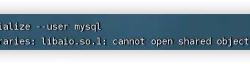 Mysql出现问题：error while loading shared libraries: libaio解决方案
